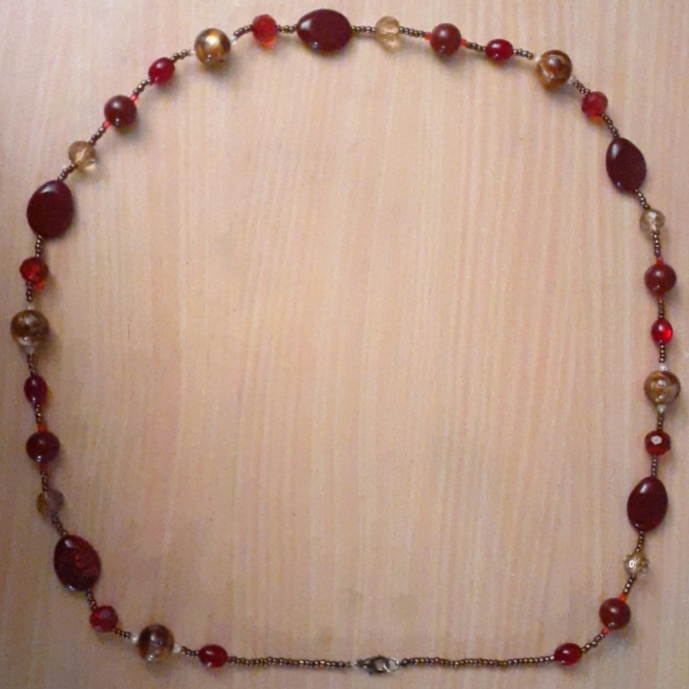 18 in beaded necklace